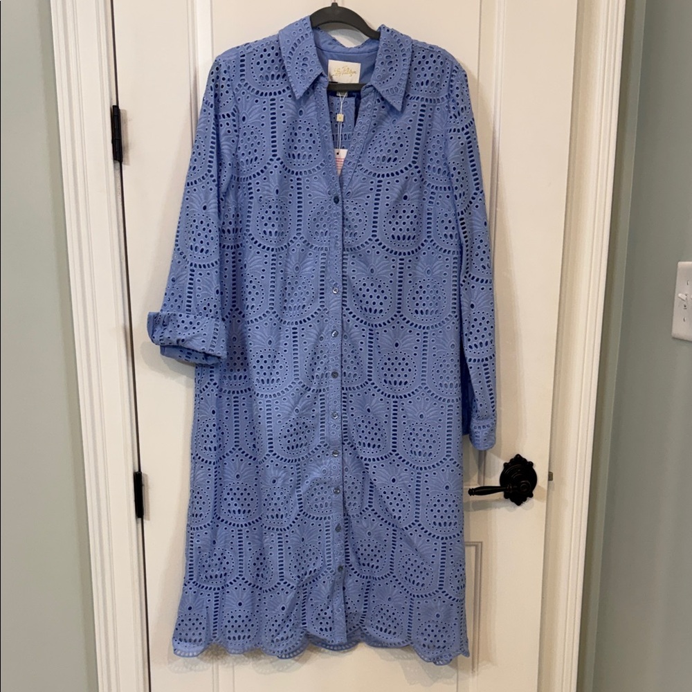 Lilly Pulitzer Eira Midi Shirt Dress